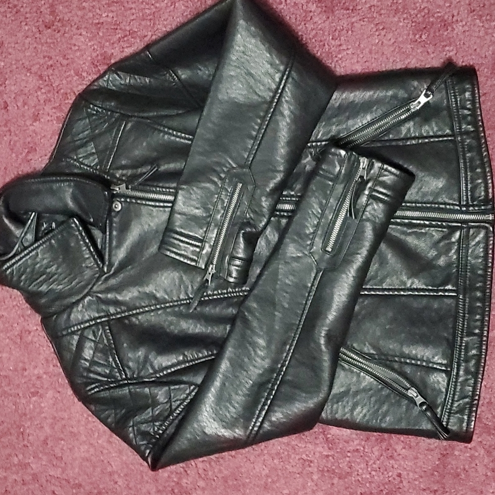 Leather jacket
